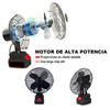 VENTILADOR CON BATERÍA RECARGABLE