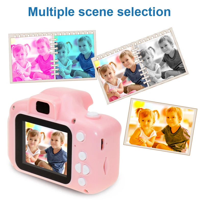 Mini Cámara Digital de Foto y Video para Niños 1080P