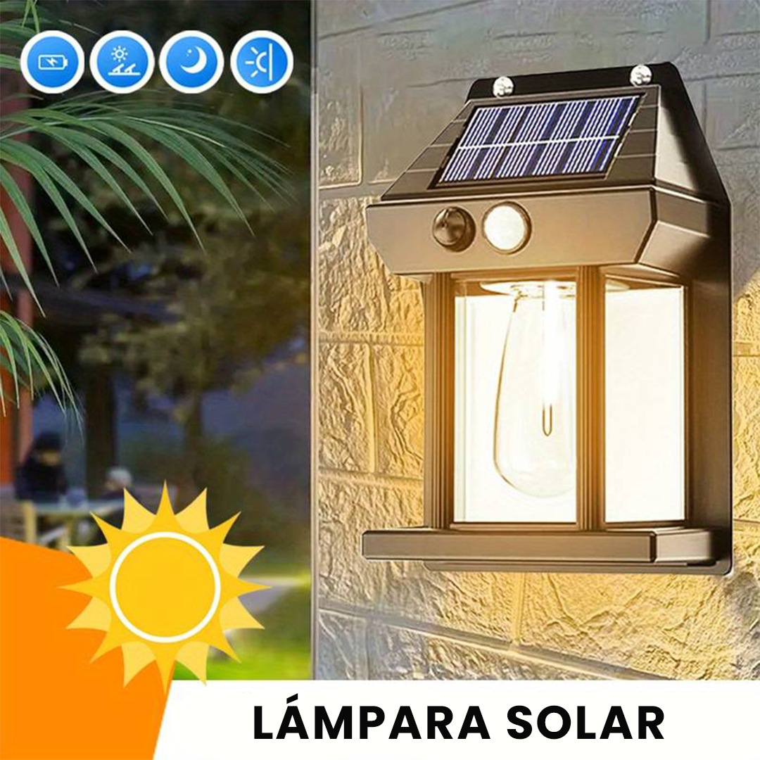 Lampara Solar Para Exteriores Con Sensor de Movimiento