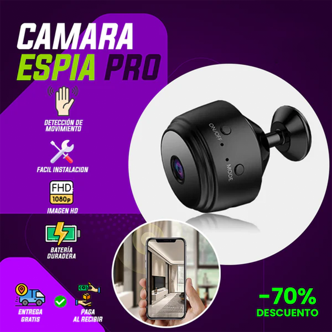 👀MINI CAMARA ESPIA DE ALTA SEGURIDAD Y EFECTIVA 📷